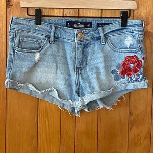 Hollister Cut Off Shorts Flower Print Daisy Dukes
